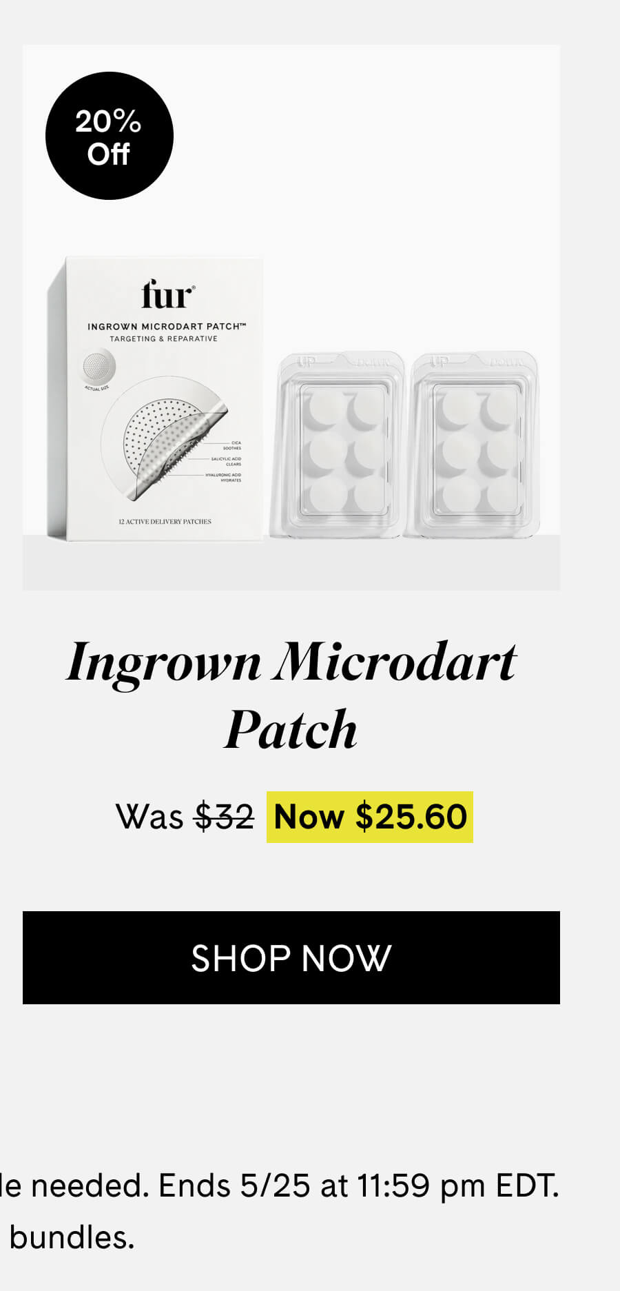 Ingrown Microdart Patch $25.60 $32 SHOP NOW