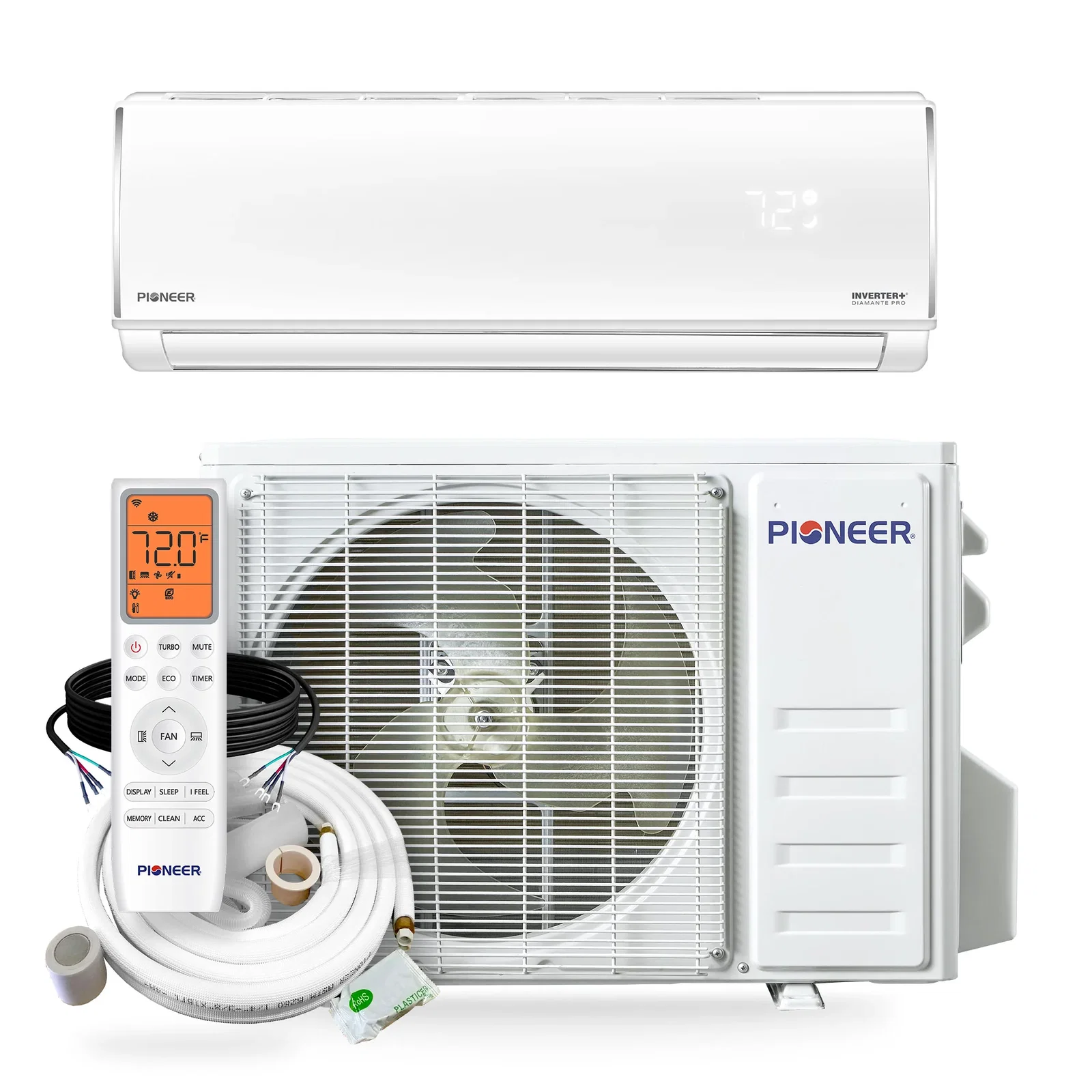 Image of Pioneer® Diamante Pro™ 12,000 BTU 20.5 SEER2 115V