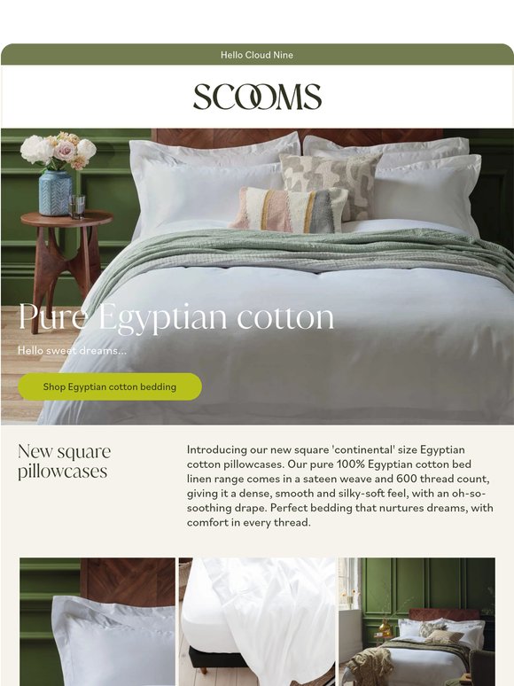 Discover Our Pure Egyptian Cotton Bedding
