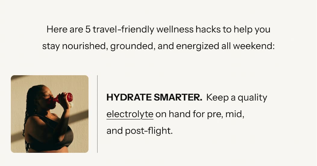 Stay Hydrated while traveling with Kroma