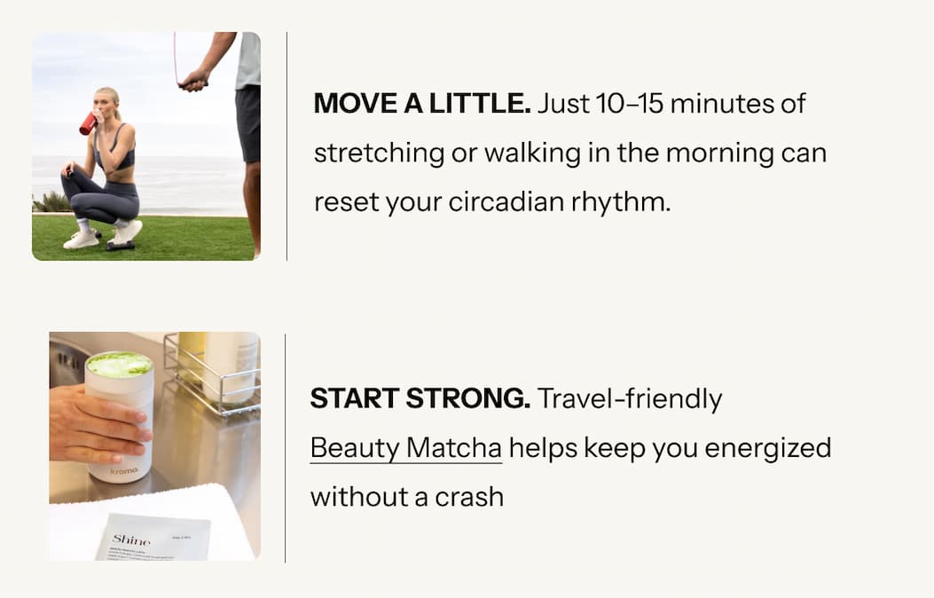 Beauty matcha on the Go