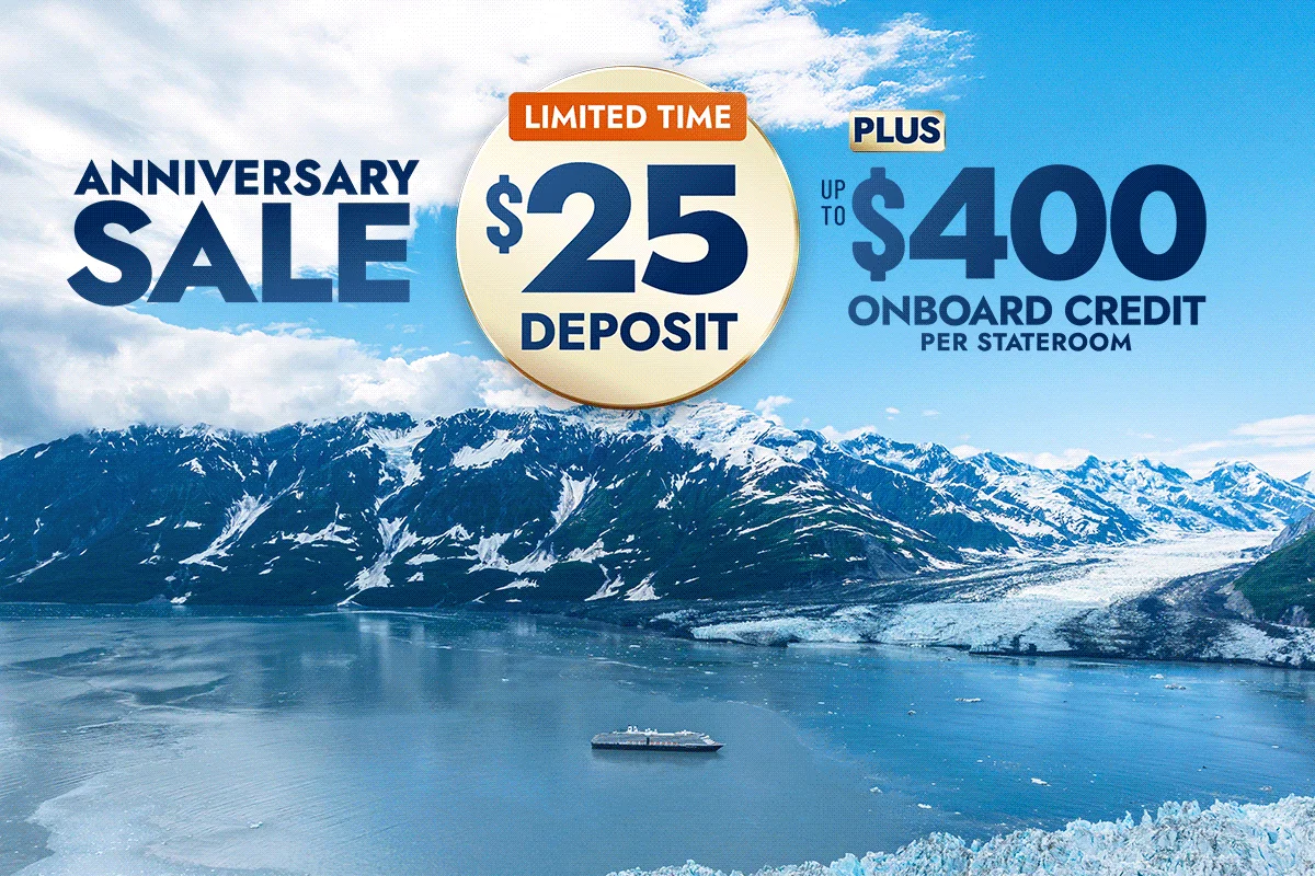 Anniversary Sale + $25 Deposit