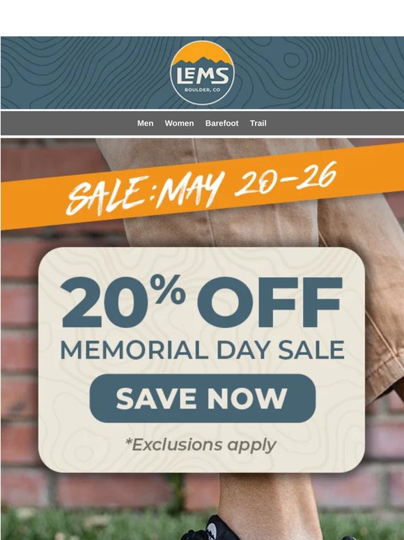 Stock Up & Save 20% 👟