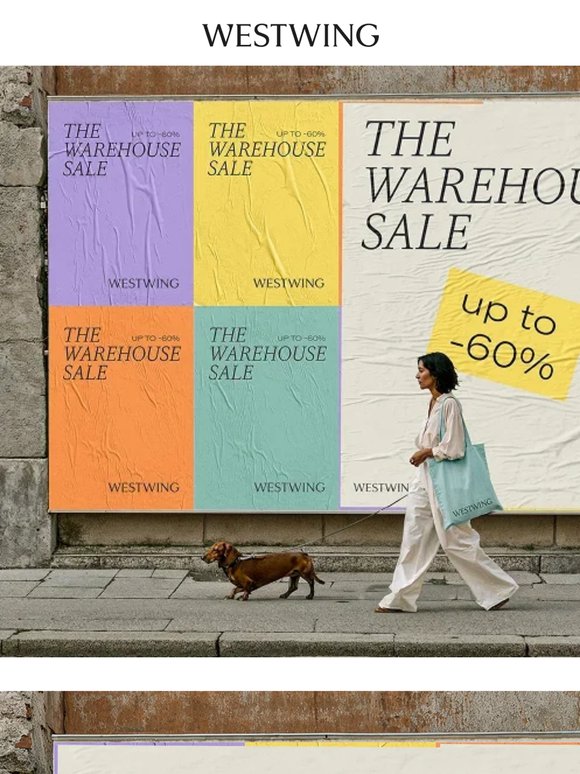 Special Announcement: WAREHOUSE SALE bis zu -60%
