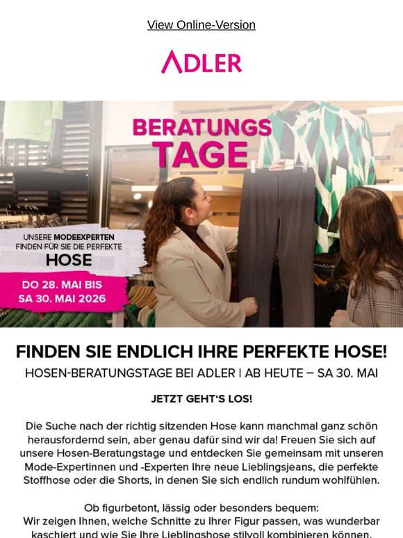 Finden Sie endlich Ihre perfekte Hose! 👖