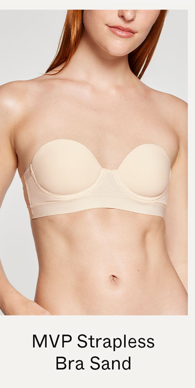 MVP Strapless Bra Sand