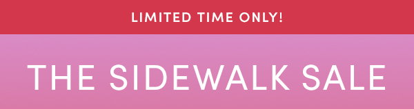 THE SIDEWALK SALE