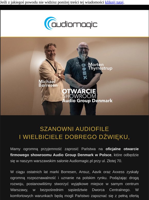 Spotkaj projektantów głośników na żywo