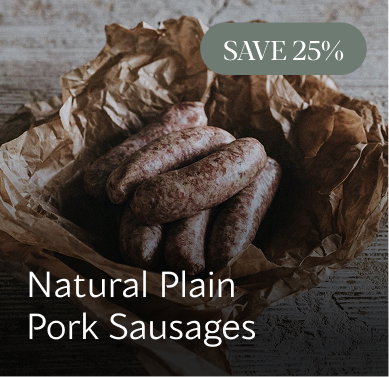 Natural Plain Pork Sausages 