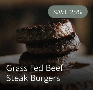 Grass Fed Beef Steak Burgers 