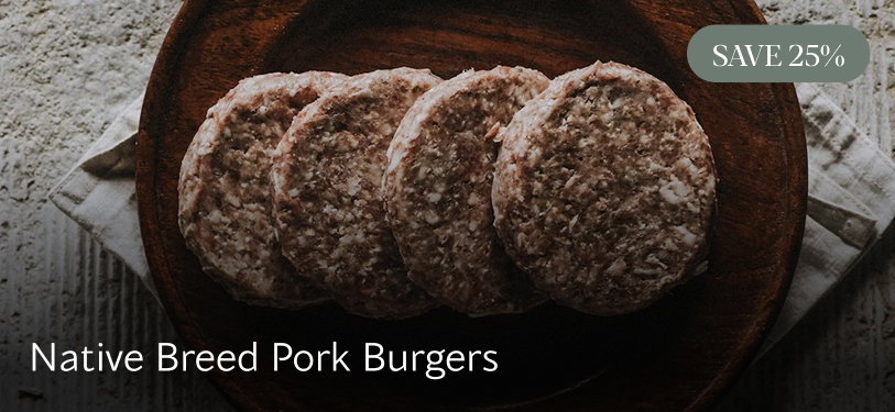 Native Breed Pork Burgers 