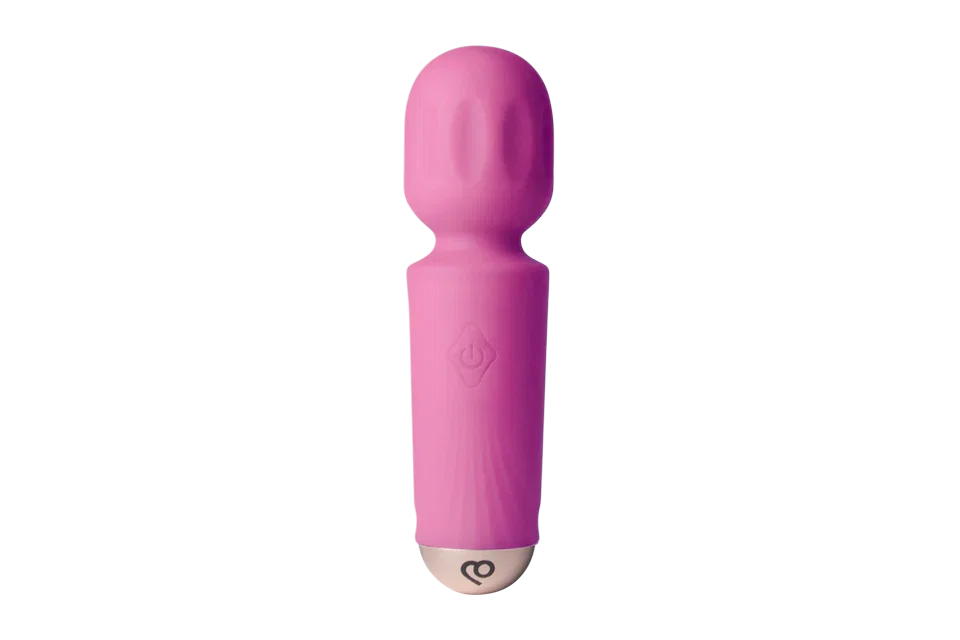 Image of Peony Pink | Rechargeable Powerful Mini Wand Vibrator