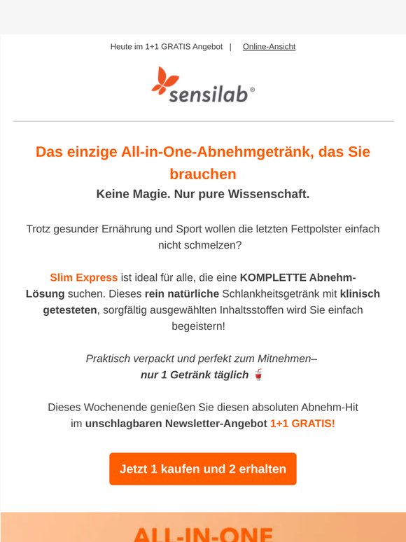 🍊 Dieses Abnehm-Getränk begeistert bereits tausende Kunden