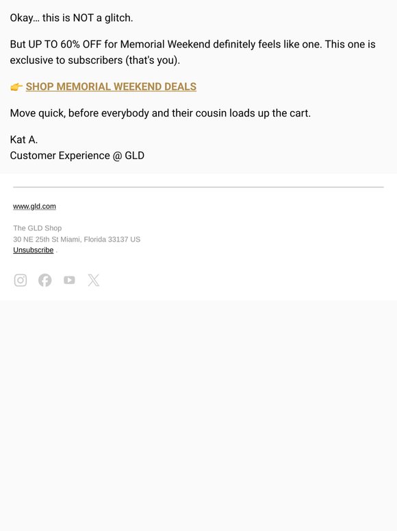 💻 60% Off Glitch. 🔥