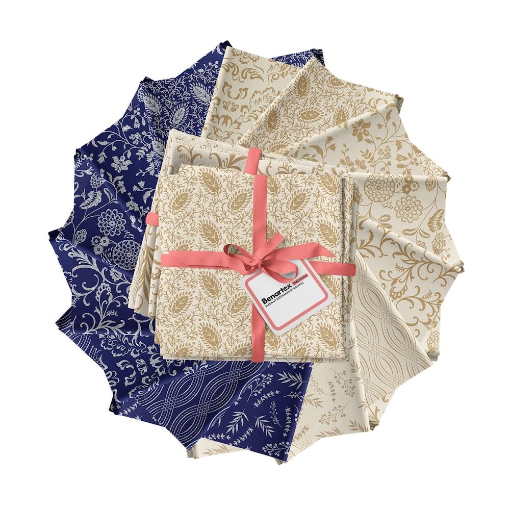 Image of Benartex Fabrics - Elegant Keepsakes - Fat Quarters - 14-Pieces