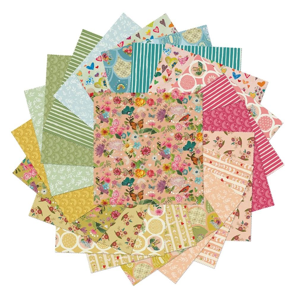 Image of Benartex Fabrics - Follow Your Joy - 10x10s - 42-Pieces
