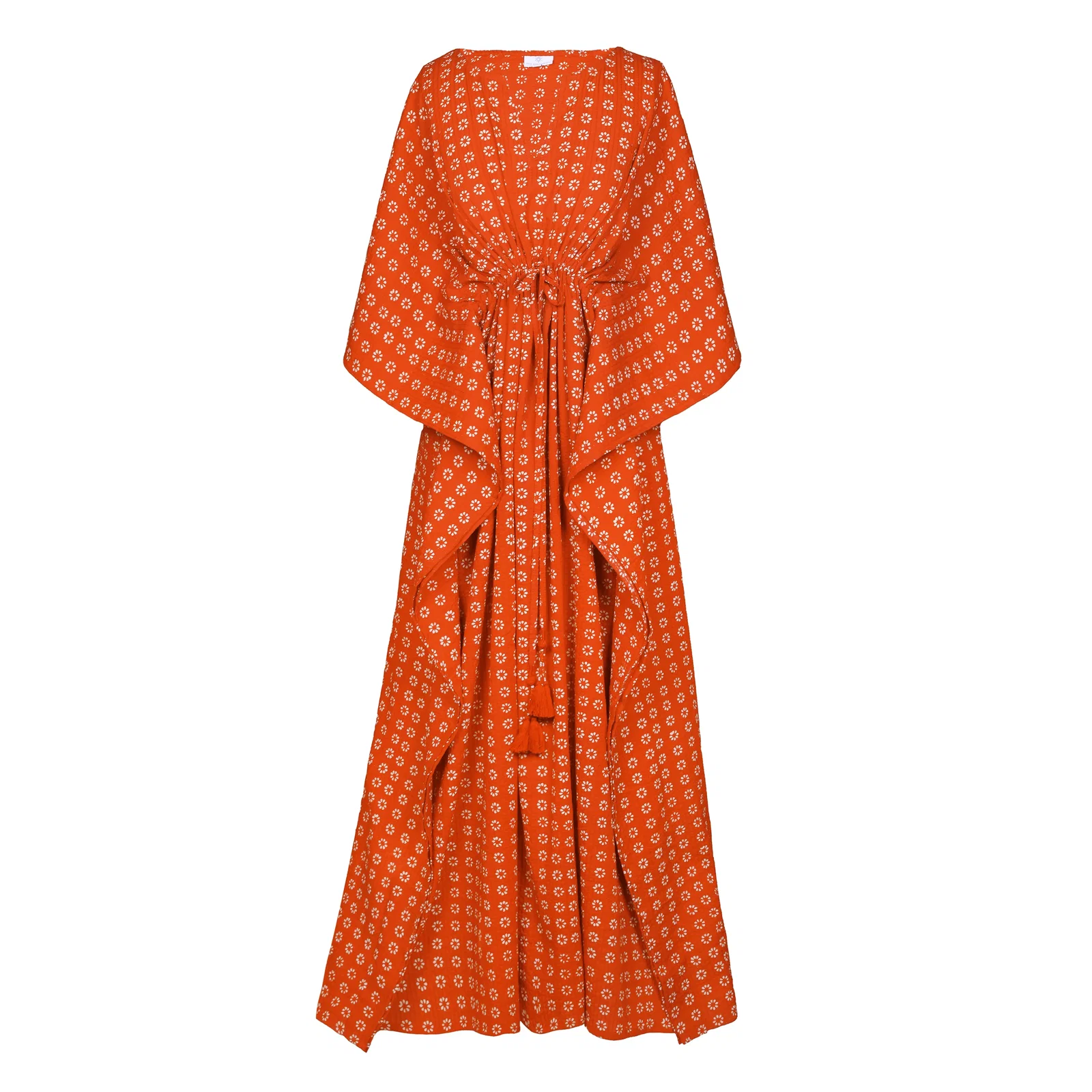 Image of Manisha Mandarine Maxi Kaftan Dress