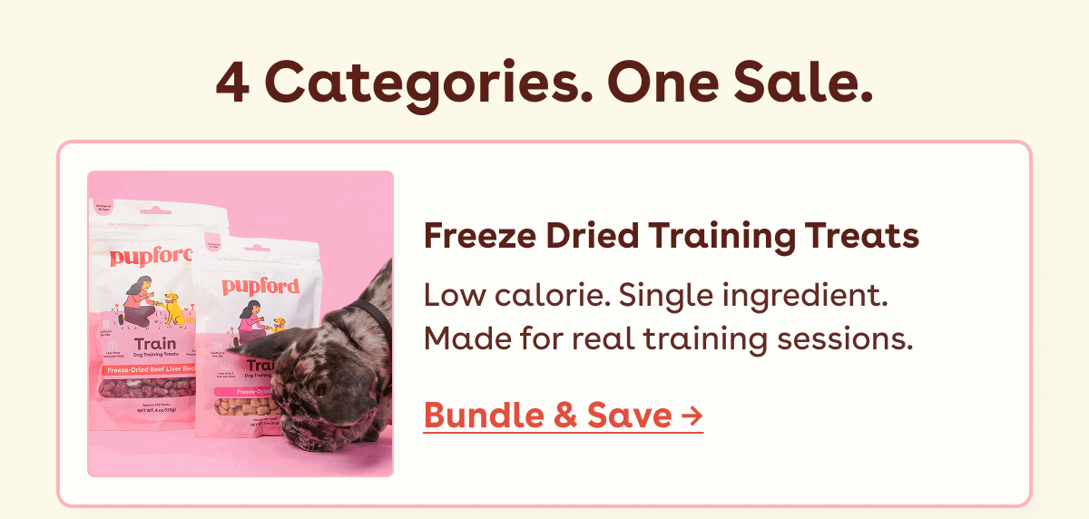 Freeze dried training treats