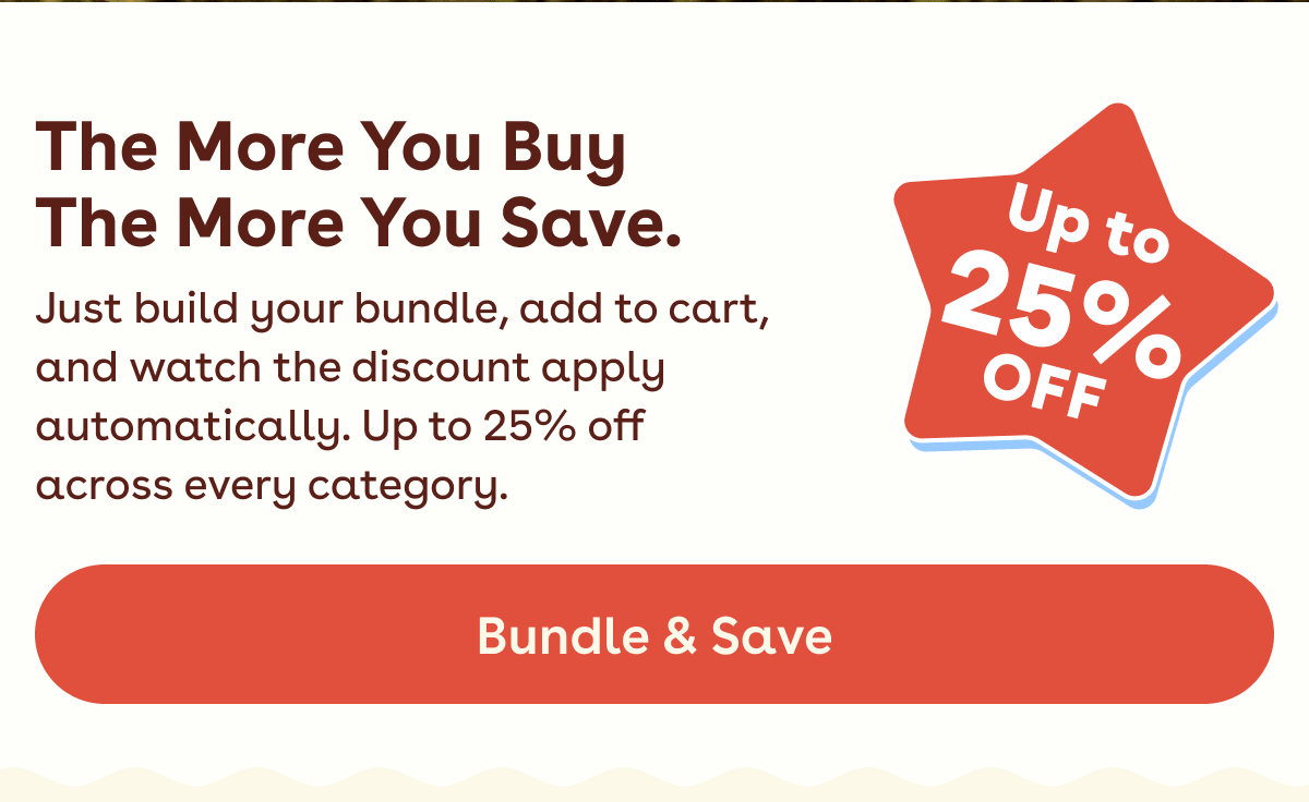 The more you buy, the more you save 