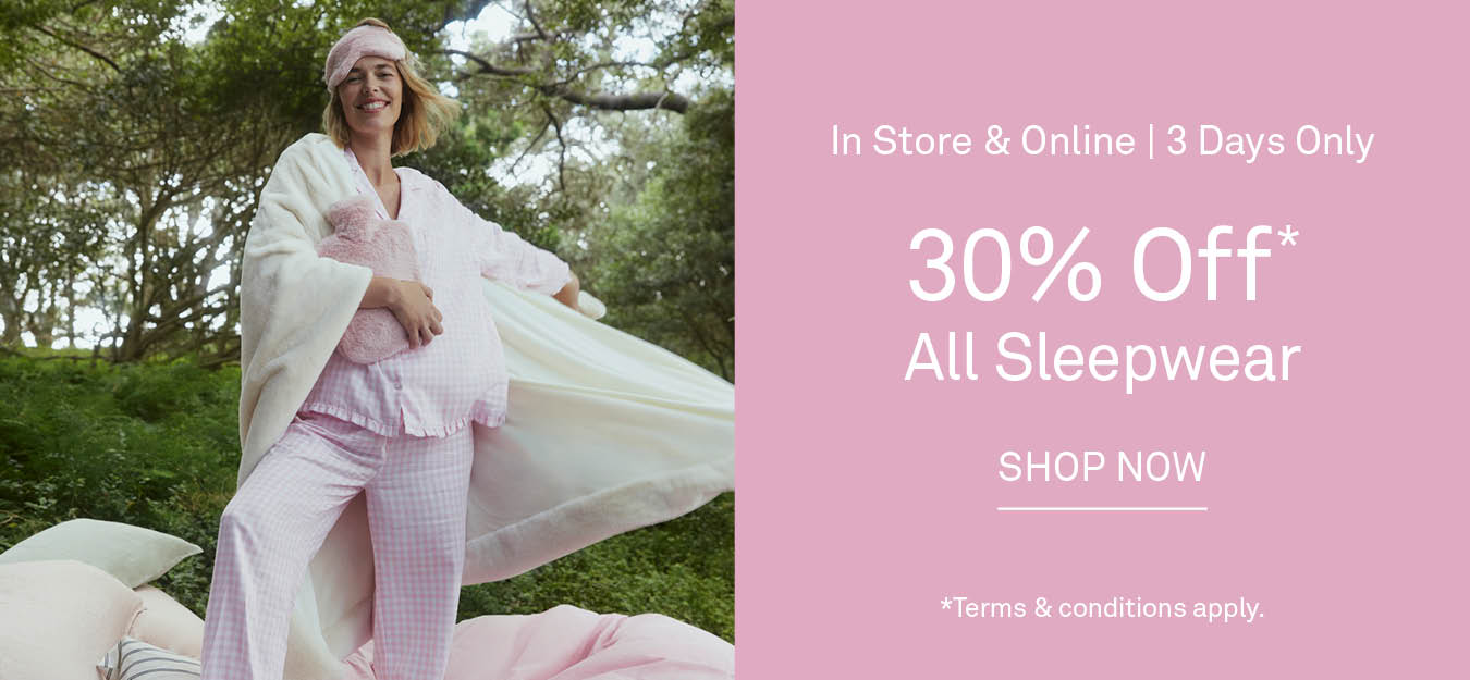 30% Off Sleepwear