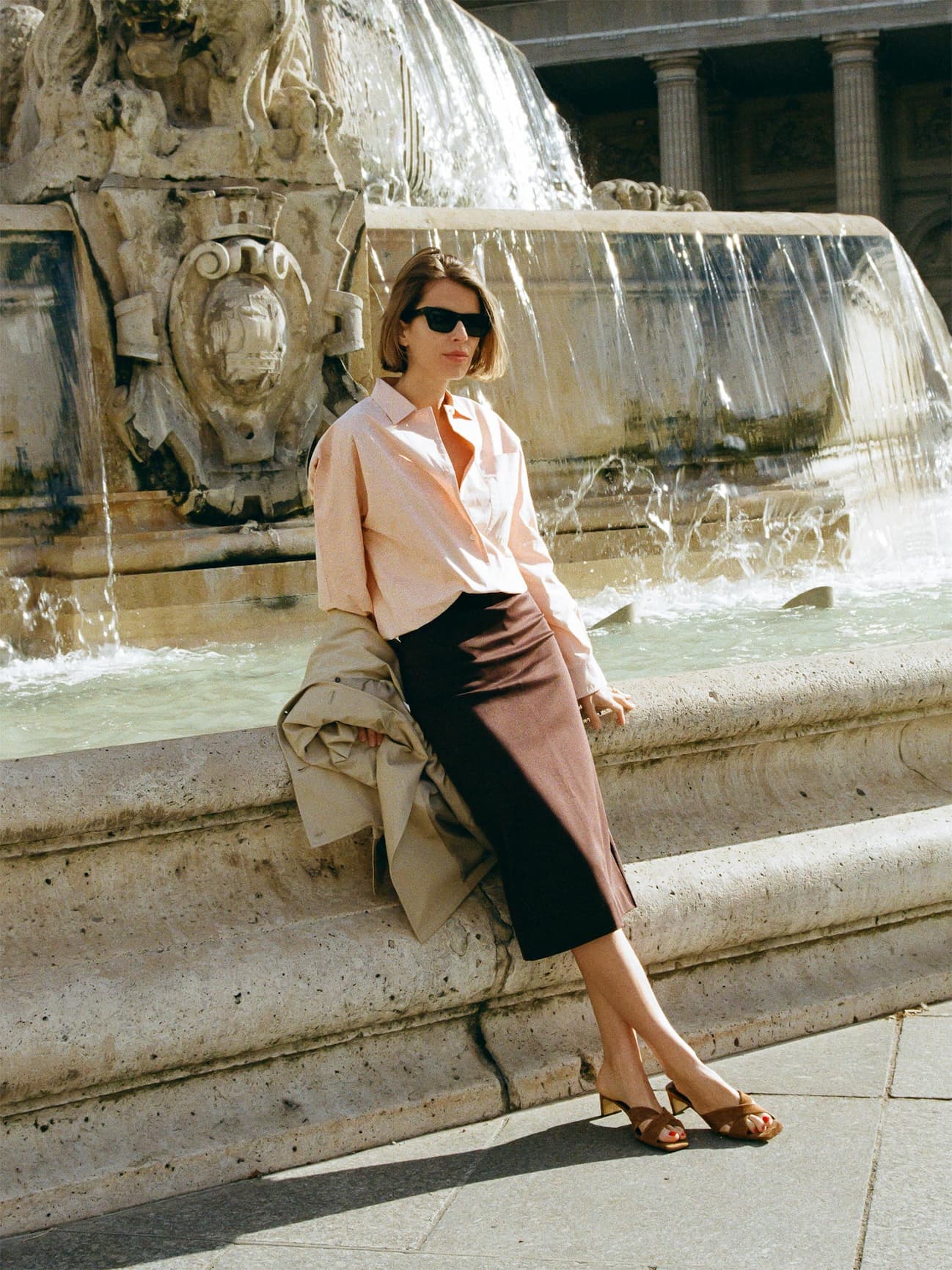 The Selene 50 in Nutmeg Suede