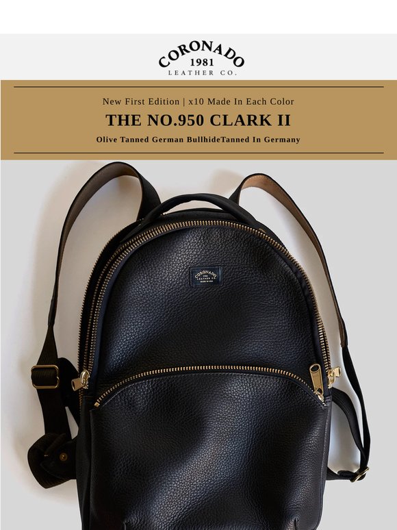 Introducing The Clark II Backpack | Olive Tanned German Bullhide
