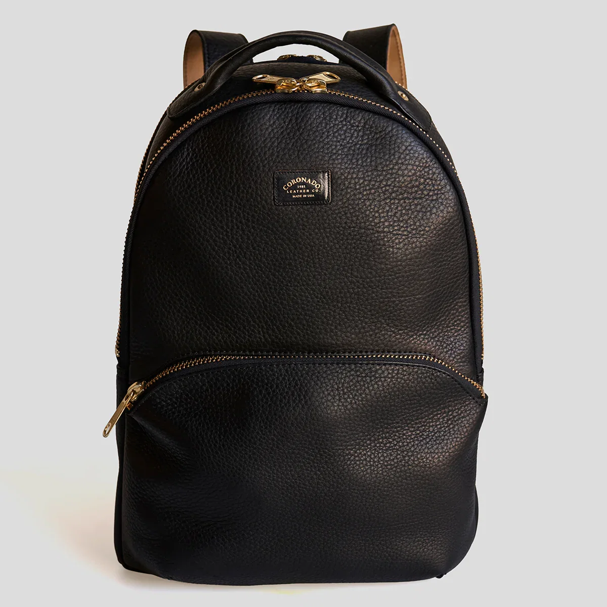Image of No.950 Clark II Backpack | Olive-Tanned Black Bullhide