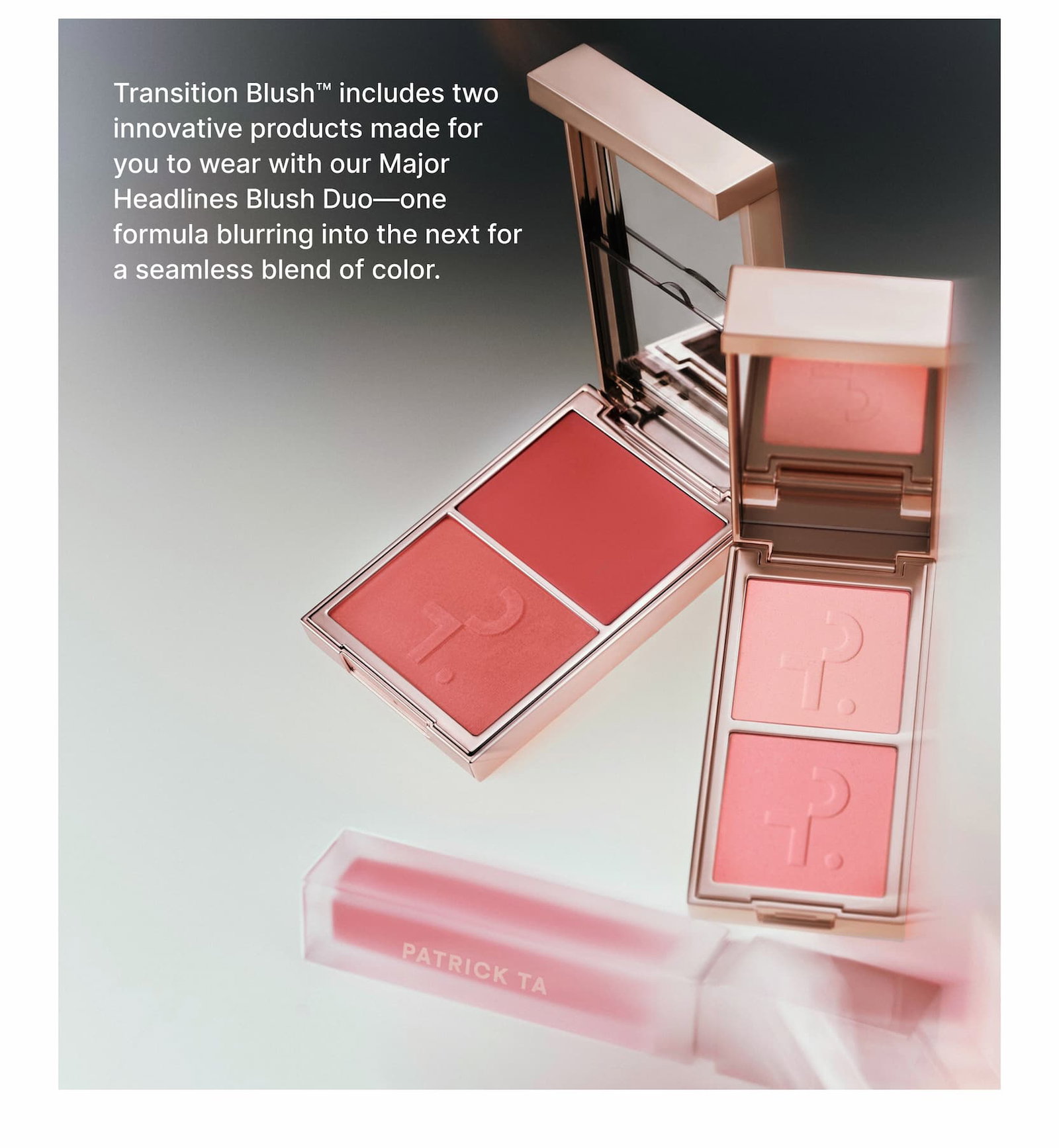 Patrick Ta Transition Blush Duo and liquid blush system