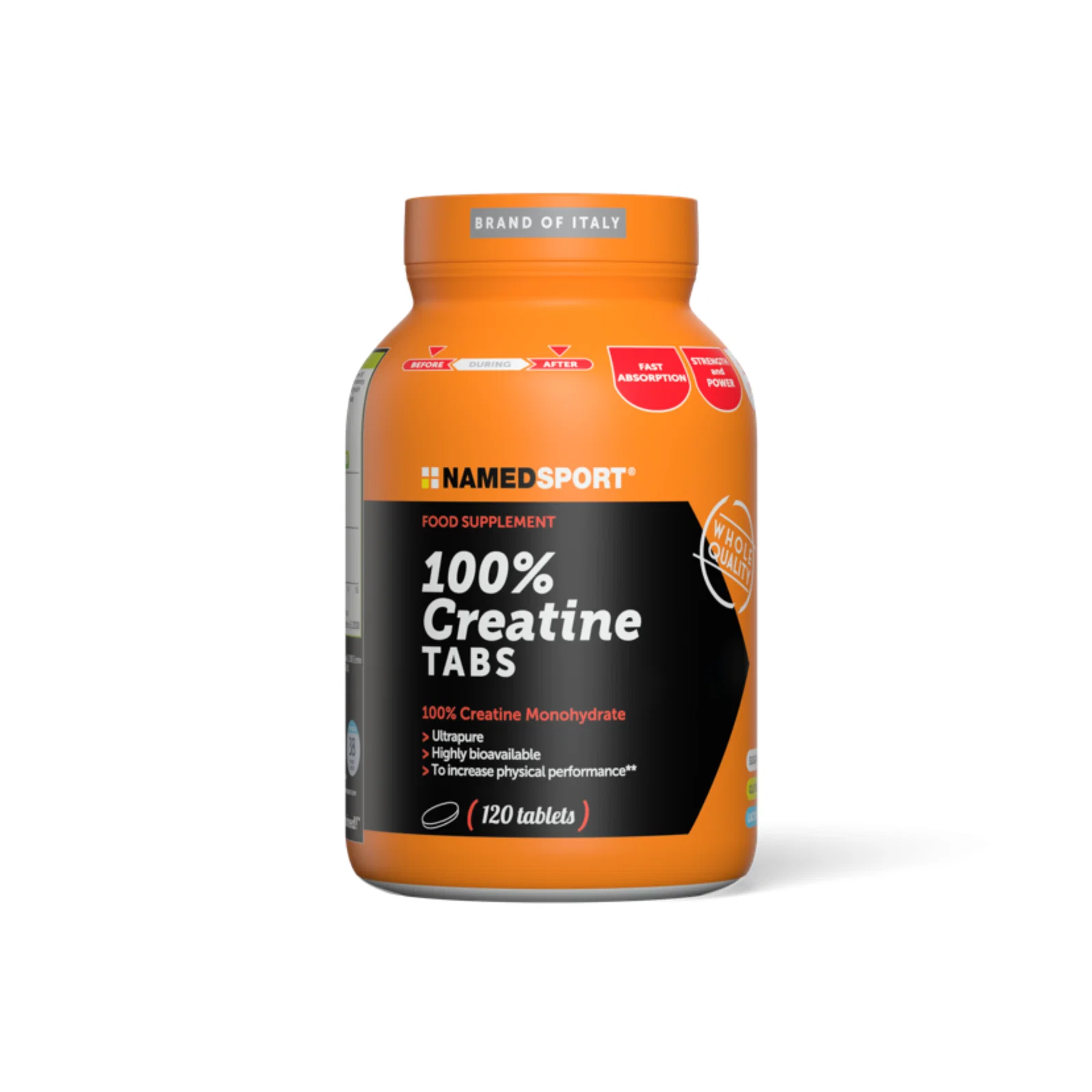 Image of NAMED SPORT<br><b>100% Creatine Tabs<br>120 compresse