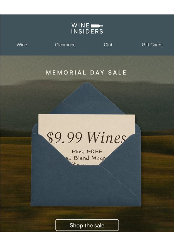 LIMITED TIME: $9.99 Wines + Free Magnum