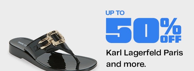 Up to 50% Off Karl Lagerfeld Paris and more.