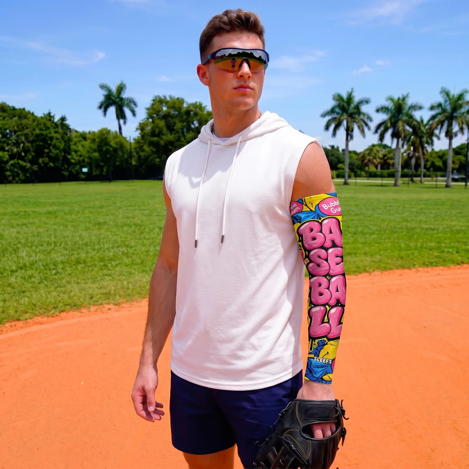 Image of Baseball Bubble Gum Arm Sleeve