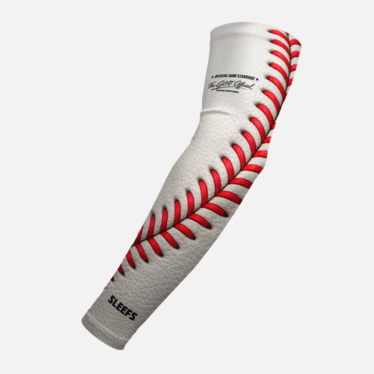 Image of Baseball Lace Pro White Arm Sleeve