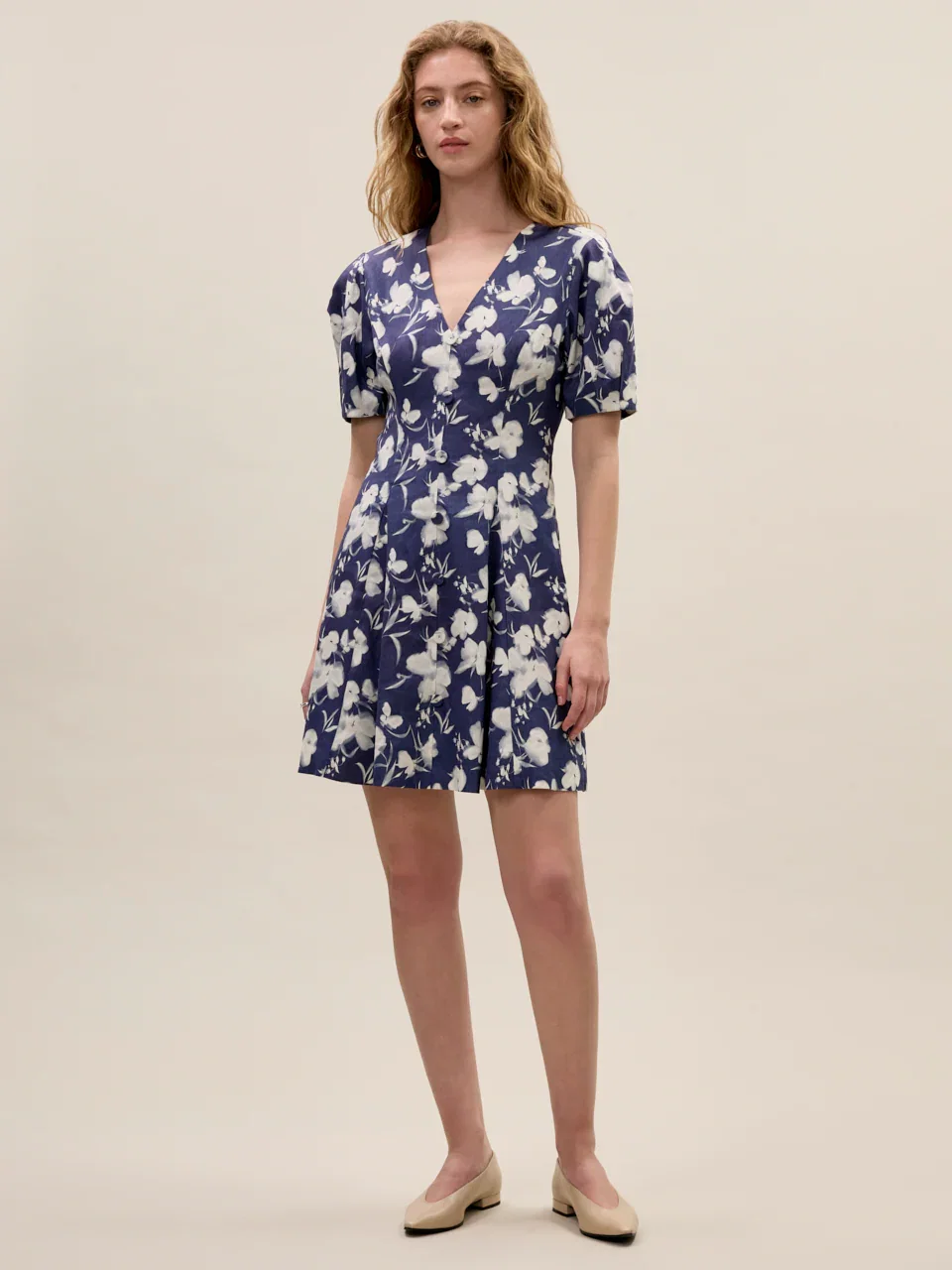 Image of Bea Linen Mini Dress