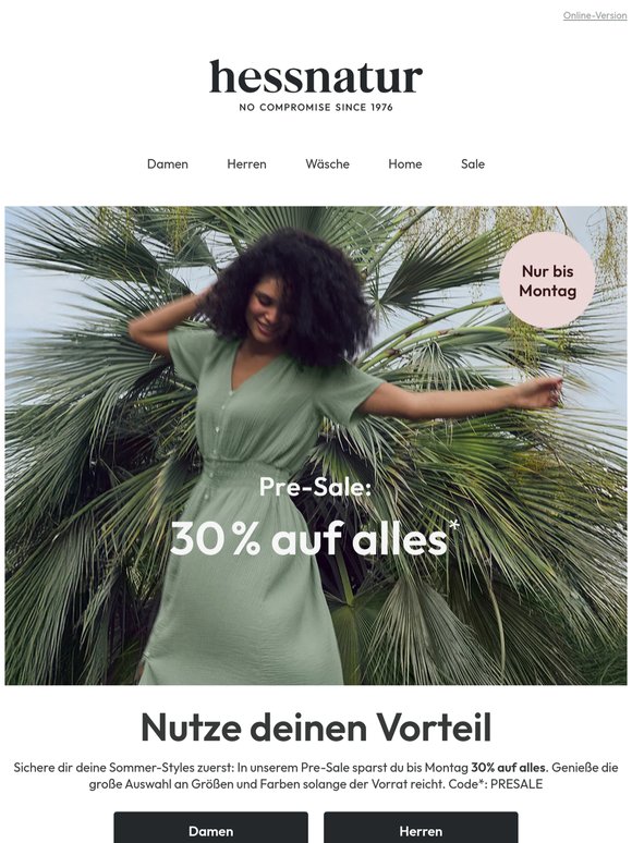 Topseller im Pre-Sale 🤍 30% auf alles