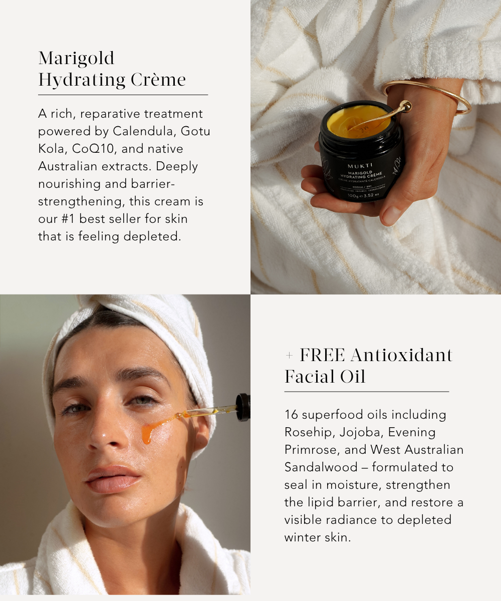 Marigold Hydrating Crème + FREE Antioxidant Facial Oil
