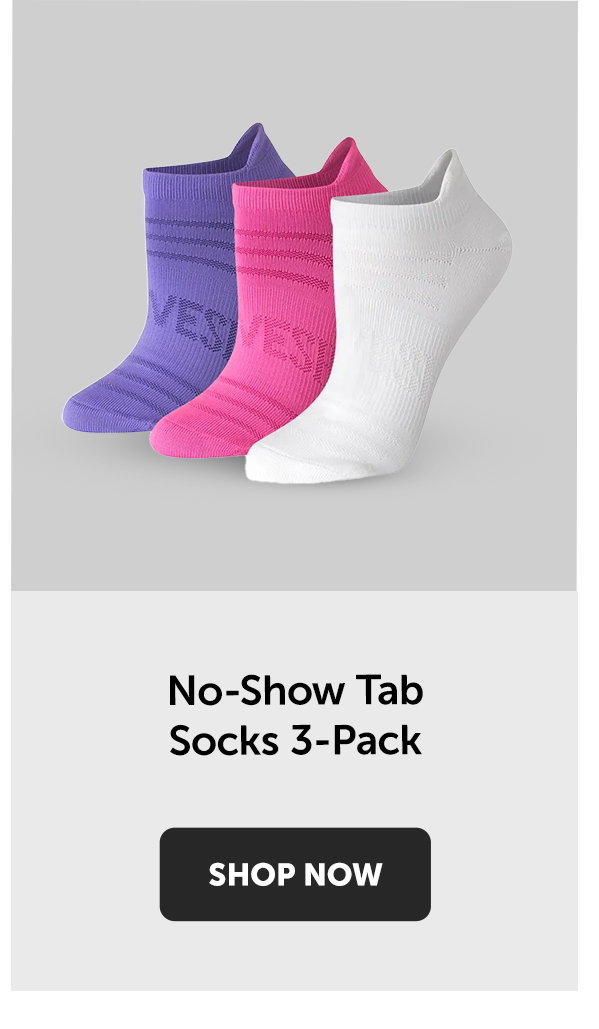 Hanes Moves Women's Seamless Stretch No Show Tab Socks
