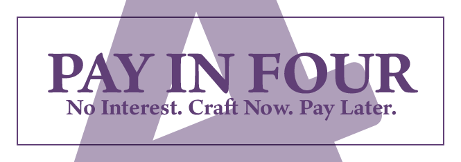 pay in four No Interest. Craft Now. Pay Later