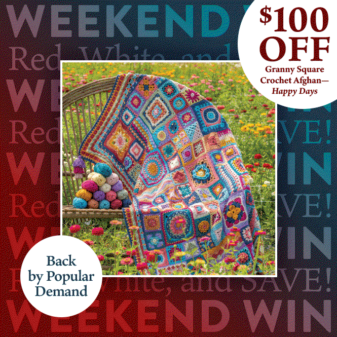 weekend win: $100 off granny squares