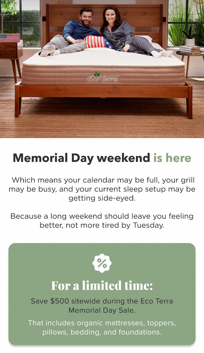 Memorial Day Weekend is here