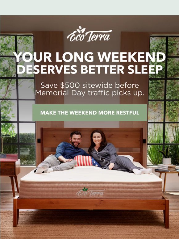 Weekend Plans: Save $500