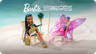 BARBIE, DISNEY PRINCESSES, MONSTER HIGH