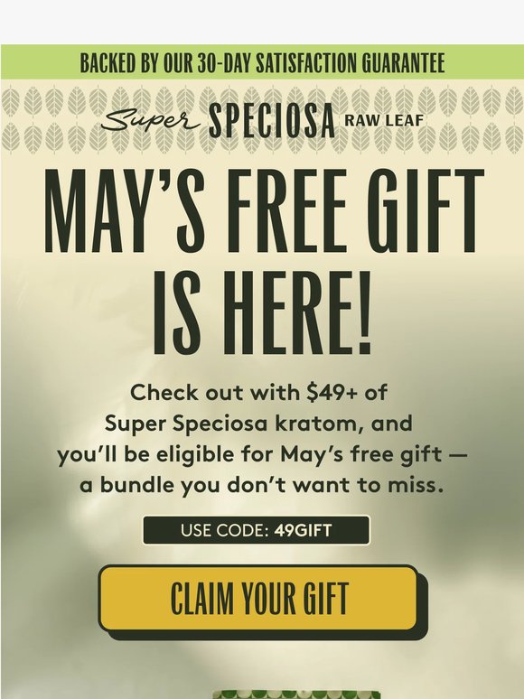 Get your kratom 🎁 today only