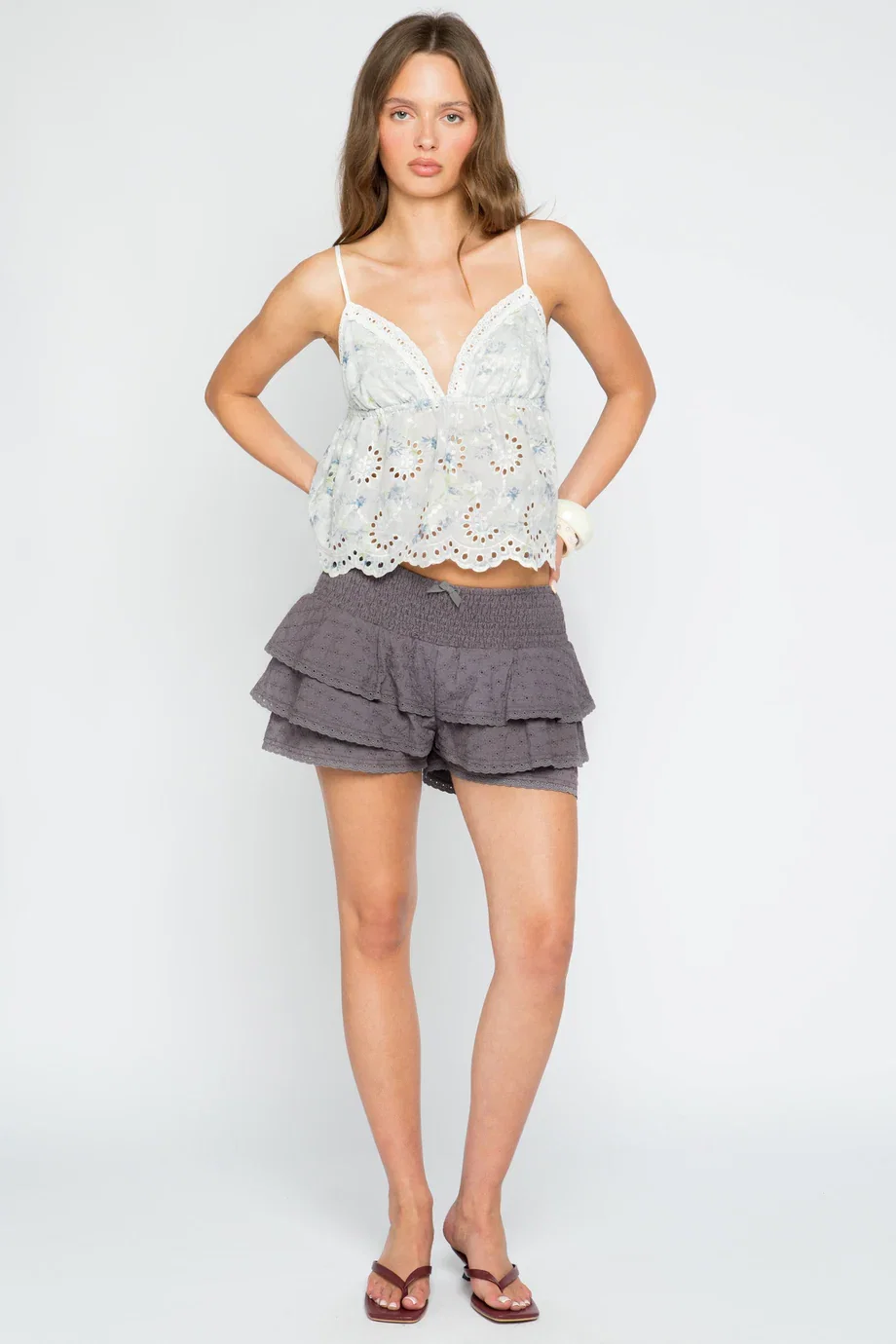 Daisy Street Coconut Shorts