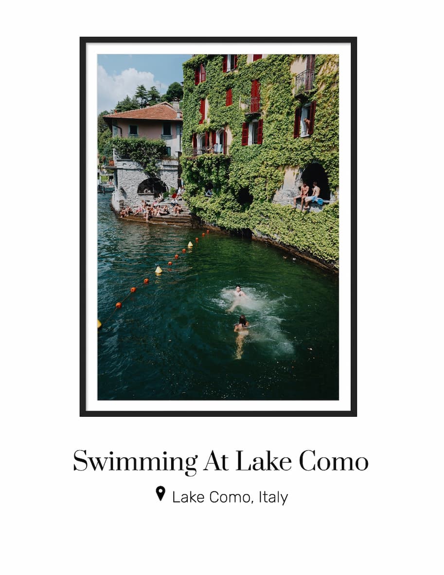 Swimming At Lake Como