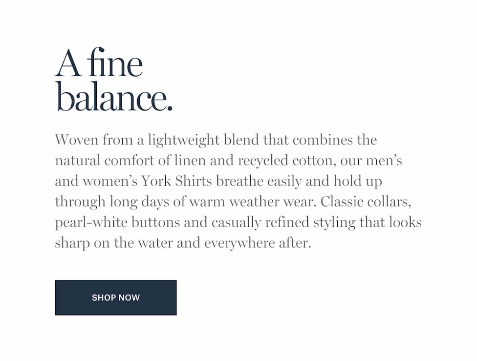 The York | Linen & Recycled Cotton