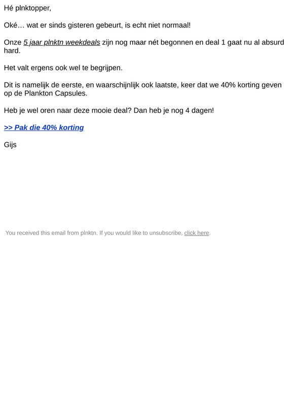 Wow, jullie zijn écht niet normaal!