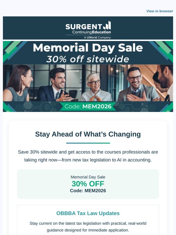 🎉 Memorial Day Sale: Unlock 30% Sitewide