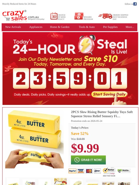 Soft, slow-rising, oddly addictive – butter squishy toy set for just $9.99 (48h deal)