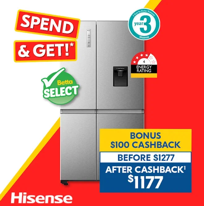 Hisense 649L Side-by-side Fridge
